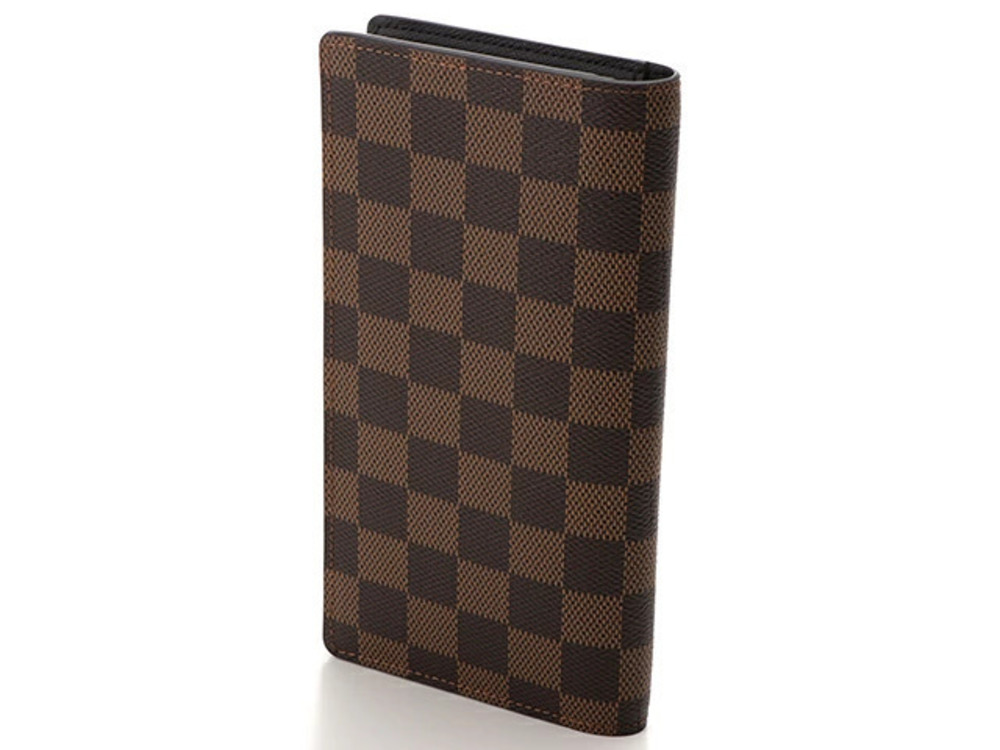 Louis Vuitton Damier Brazza Brown Portefeuille Ebene Brown